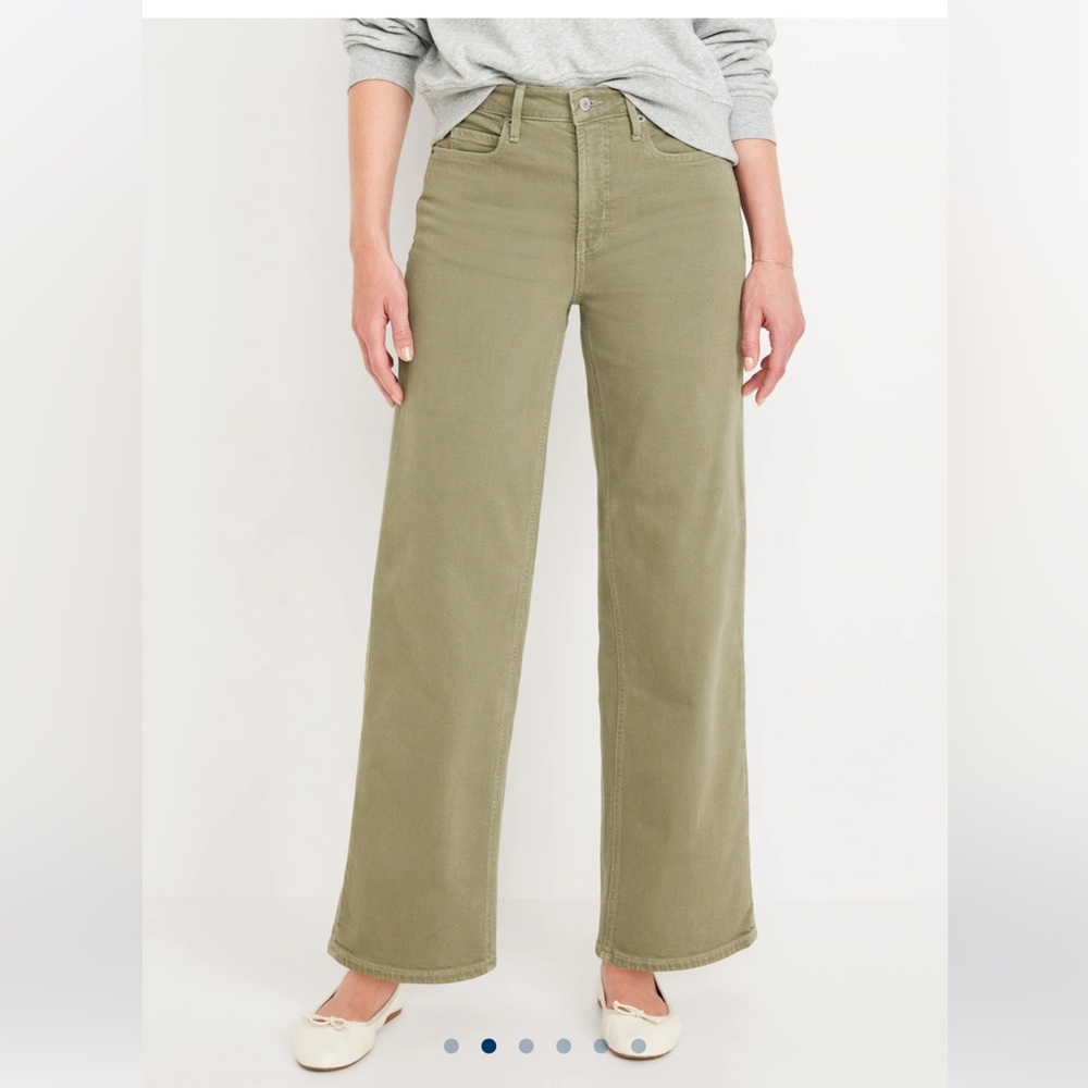 Extra High-Waisted Sky-Hi Wide-Leg Jeans